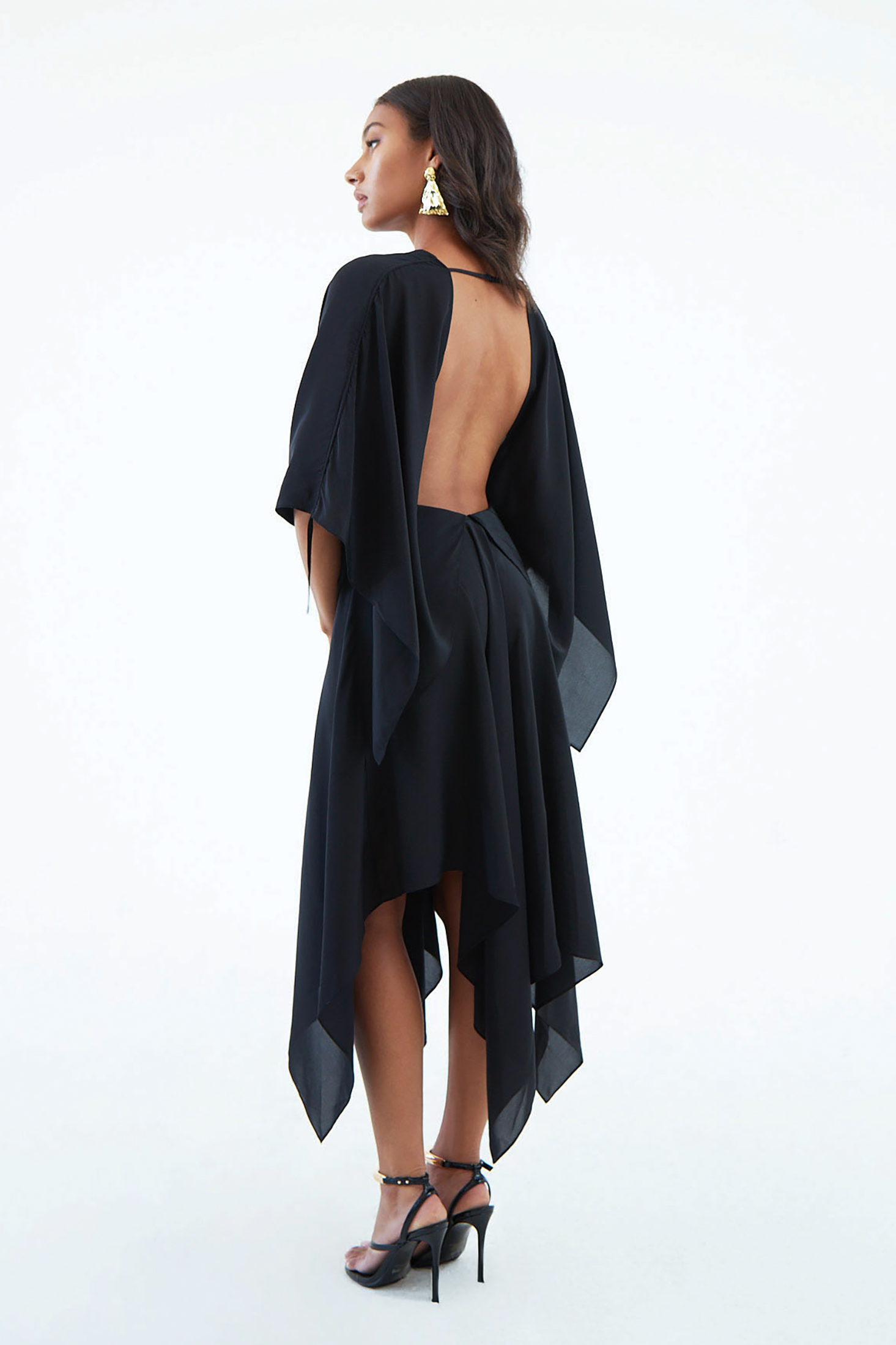Allure, The Curious Black Wrap Dress – Sailaal